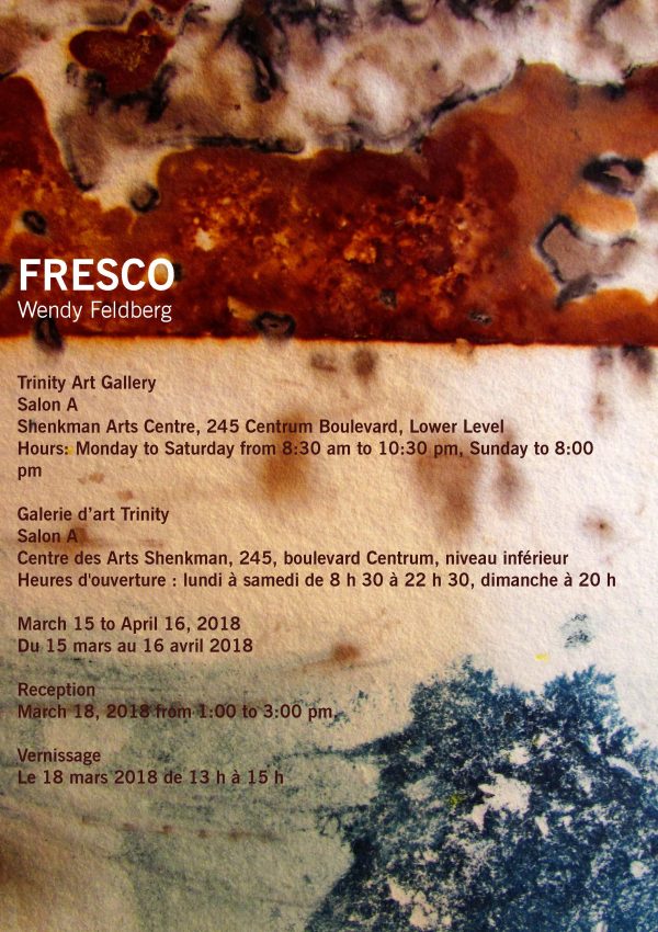 Poster for Wendy Feldberg's Fresco, 2018