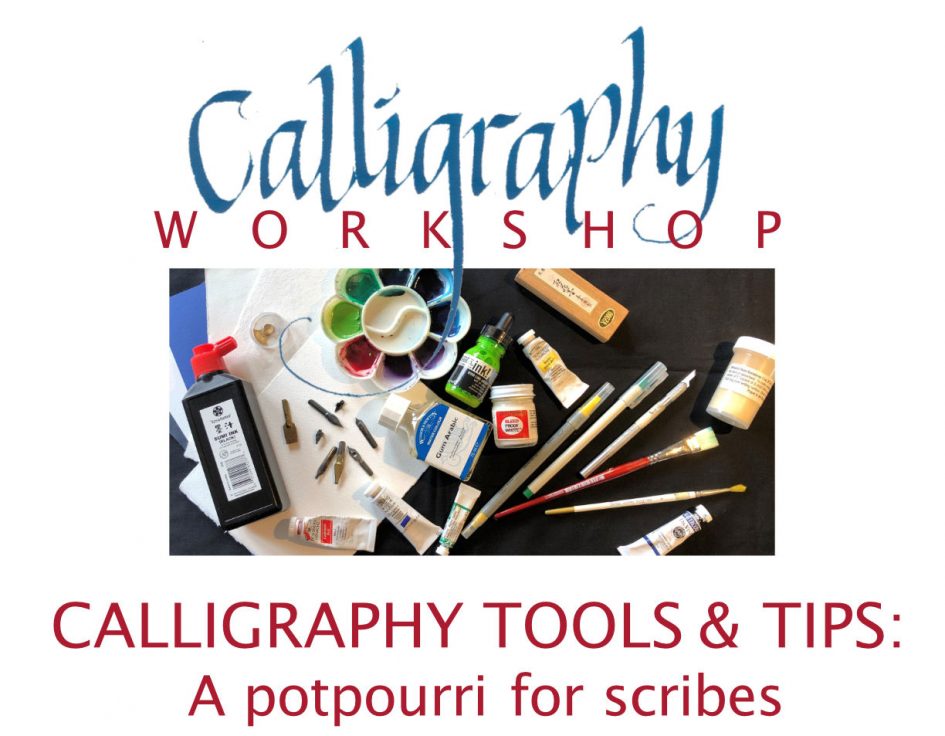 Calligraphy workshop poster