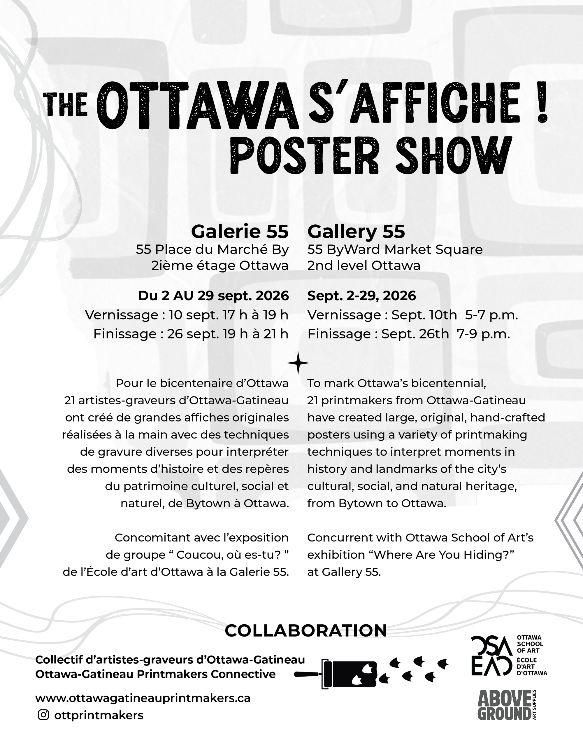 The Ottawa s'affiche Poster Show